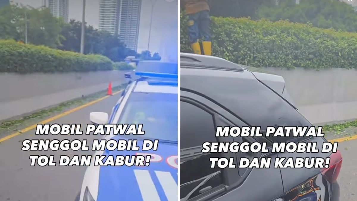 Viral Patwal Lagi Ngawal Range Rover Senggol Mobil Lain di Tol, Kakorlantas Merespons