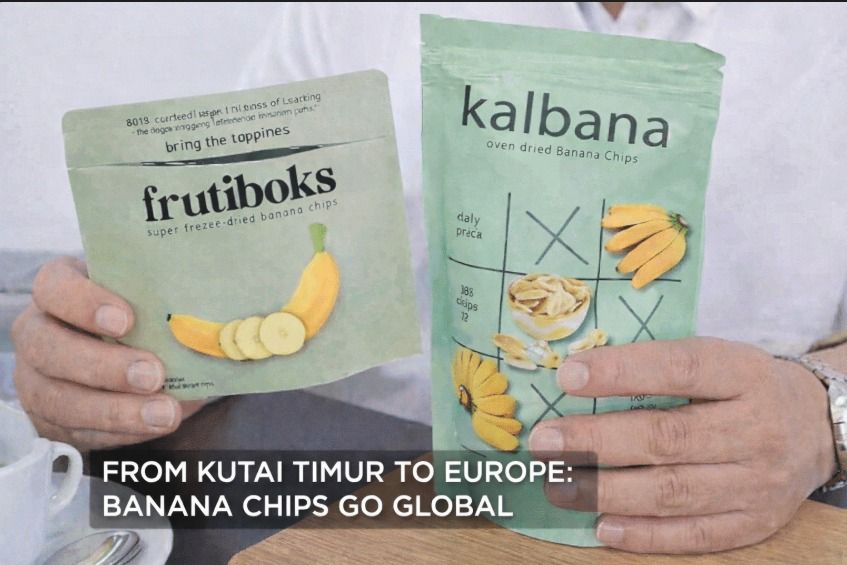 Keripik Pisang Asal Kaliorang Kutim Tembus Pasar Asia hingga Eropa