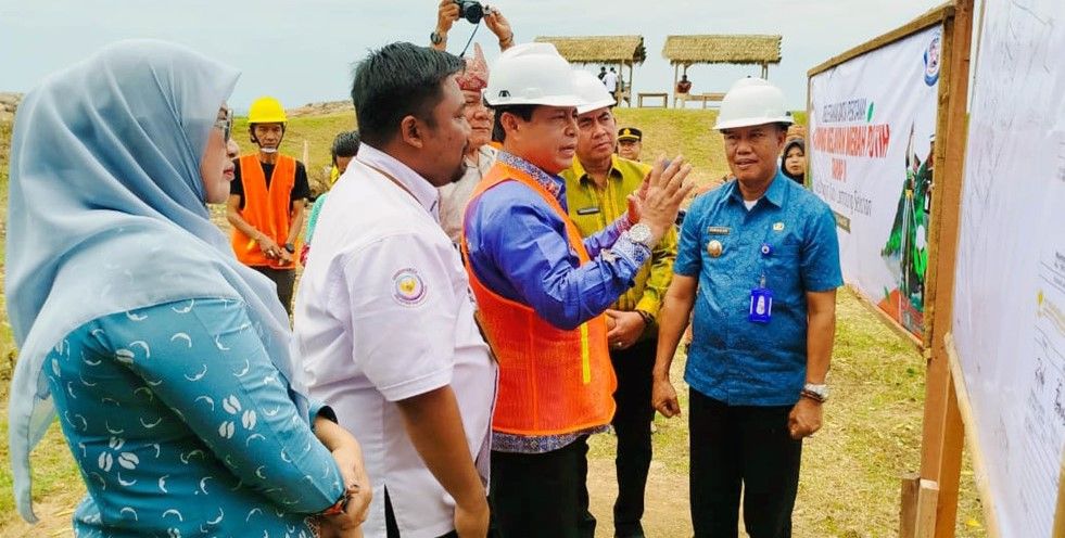 Kampung Nelayan Merah Putih Dibangun di Desa Kunjir Lampung Selatan