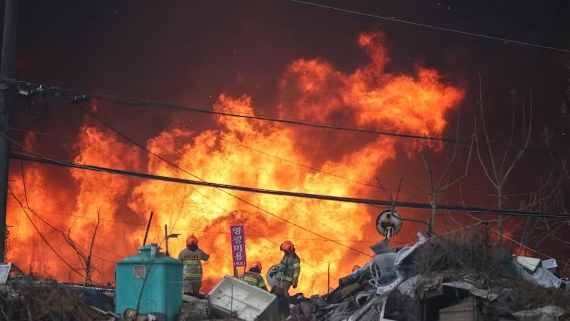 Kebakaran Melahap Guryong Village, Kawasan Kumuh Terakhir di Gangnam Korsel