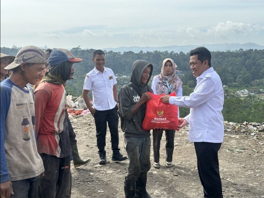 Kolaborasi Baznas dan Bupati Wonosobo Jaga Keberlangsungan Hidup Pemulung