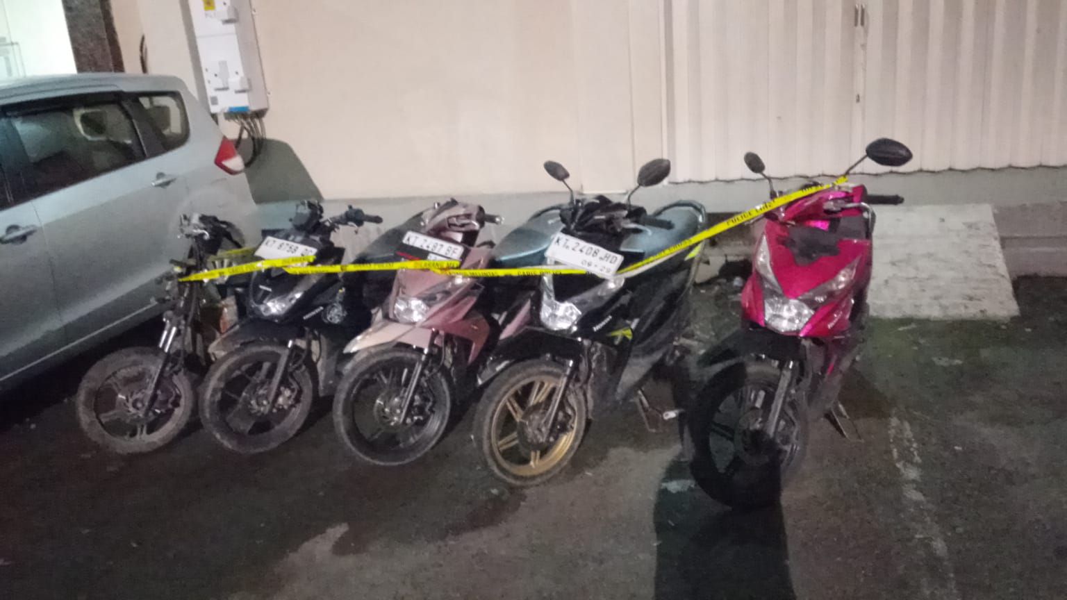 Hanya dalam 6 Hari, Tim Satreskrim Polres Bontang Berhasil Amankan 4 Motor Hasil Curian