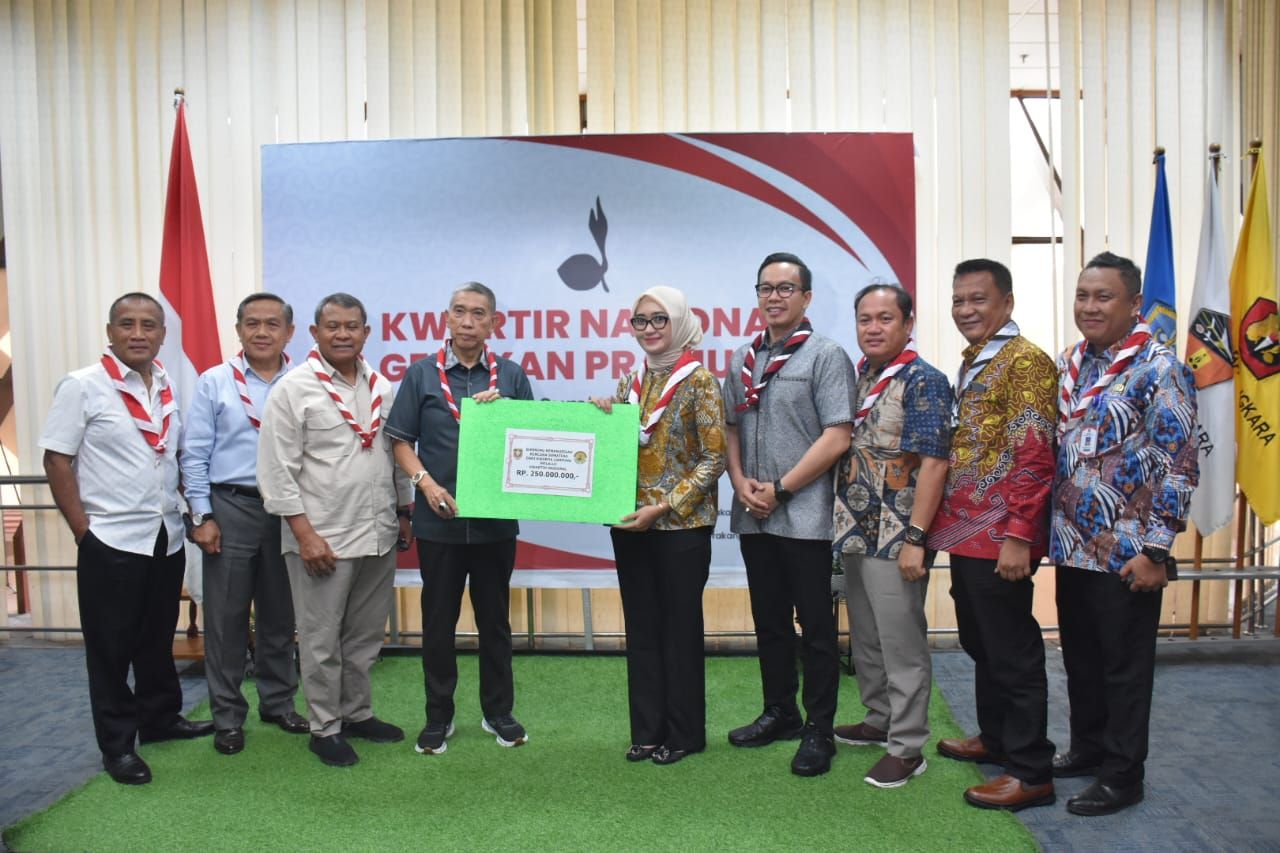 Pramuka Lampung Salurkan Rp250 Juta Dana Kemanusiaan