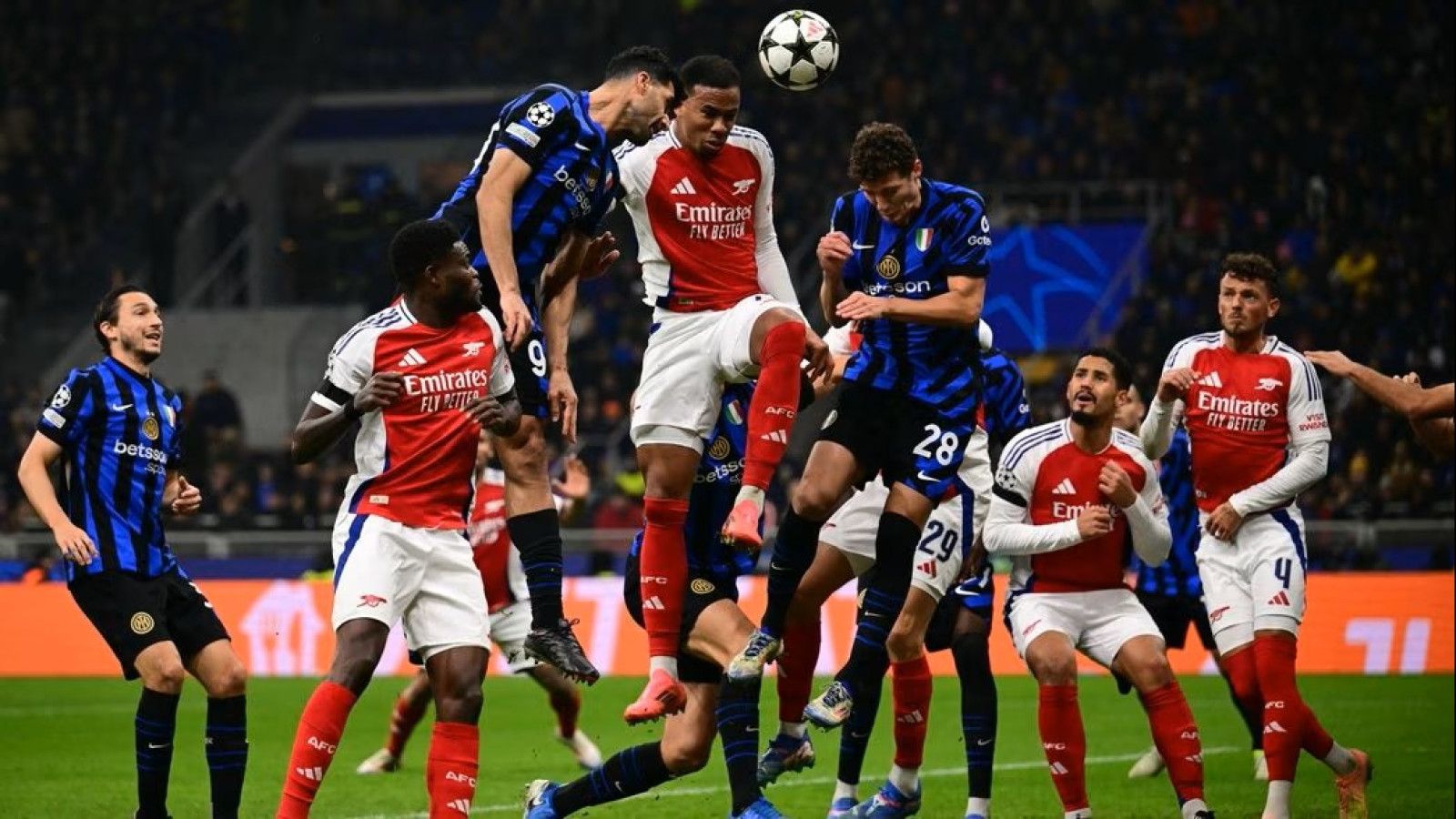 Duel Seru Antara Inter Milan dan Arsenal di Giuseppe Meazza