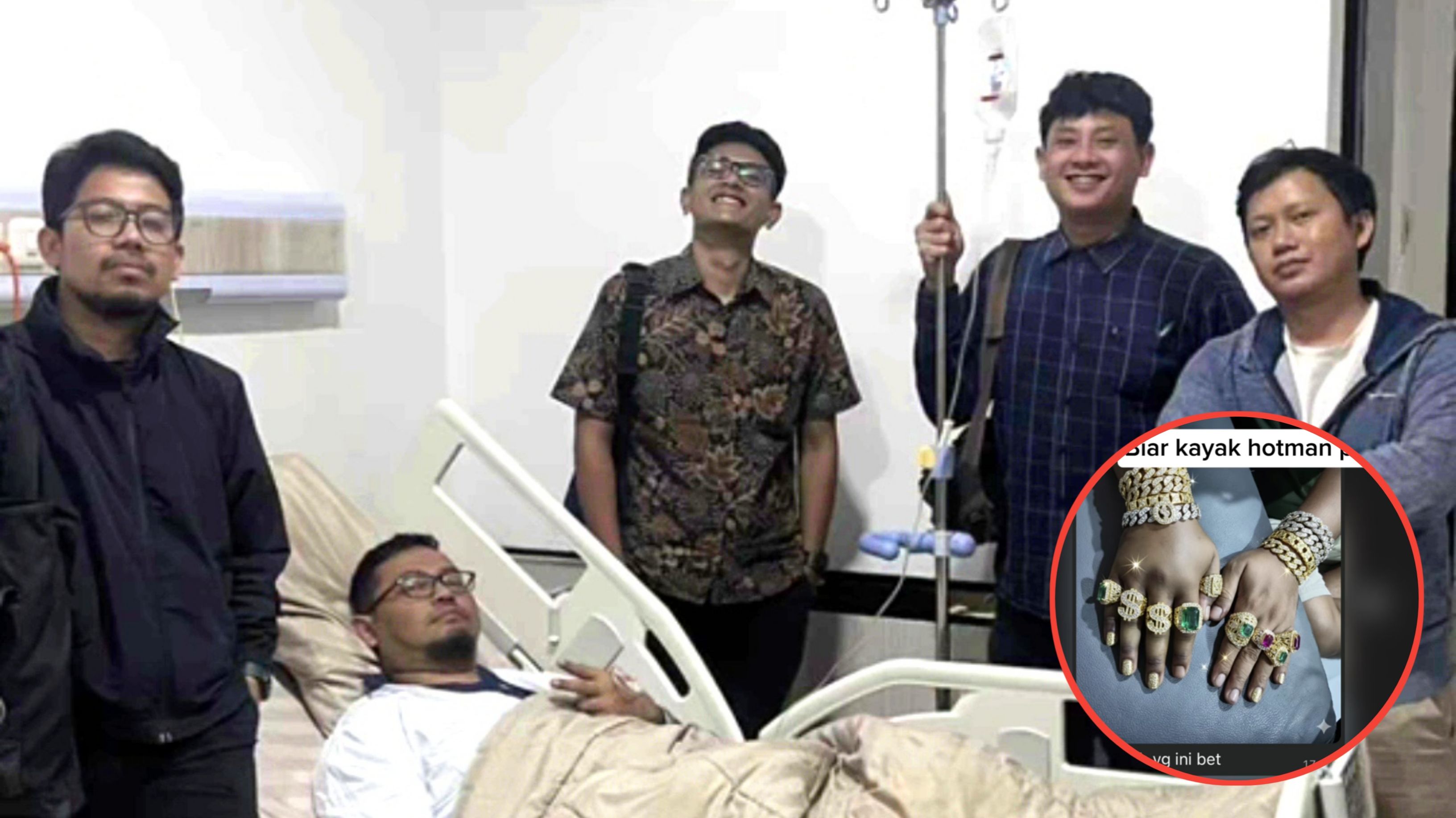 Teman Alami Kecelakaan dan Patah Tangan, Kelakuan yang Membesuk Justru Bikin Ngakak
