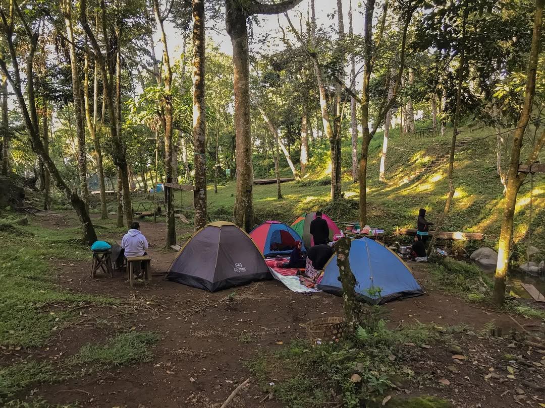 Camping Keluarga di Joben Evergreen Lombok, Wisata Alam Sejuk di Kaki Gunung Rinjani