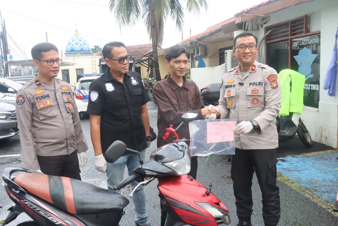 Curanmor di Ciputat Diringkus Polisi, Kendaraan Korban Langsung Dipulangkan