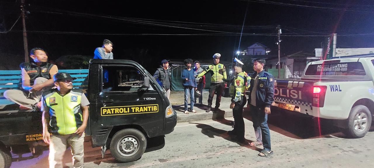 Respons Cepat Hotline 110, Polres Bontang Bubarkan Balap Liar di Bontang Barat