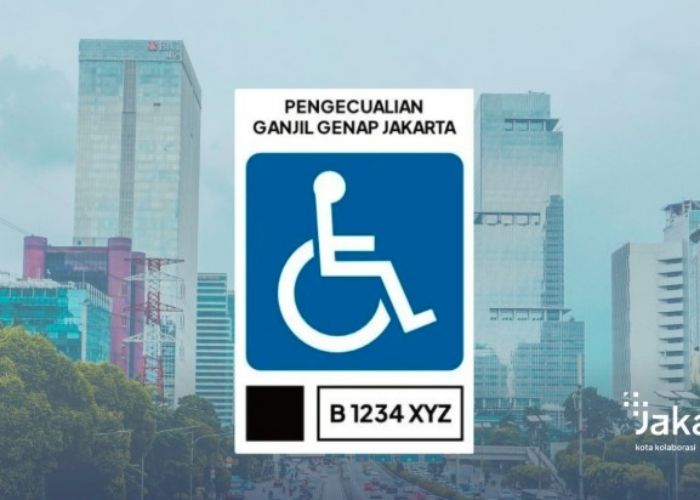 Mobil dengan Stiker Difabel Bisa Bebas Ganjil Genap di Jakarta, Ini Syaratnya