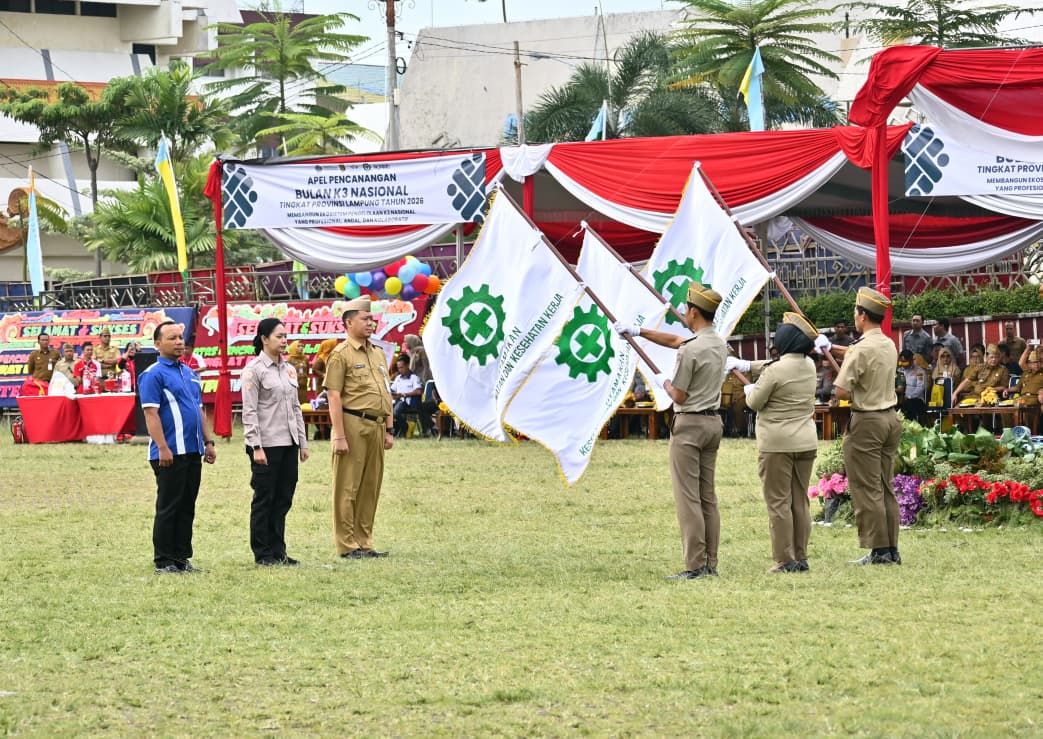 Lampung Canangkan Bulan K3 2026, Targetkan Ekosistem Kerja Aman
