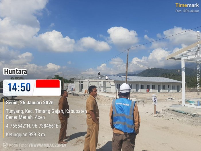 36 Unit Huntara Mulai Dibangun di Timang Gajah, Target 204 Rumah!