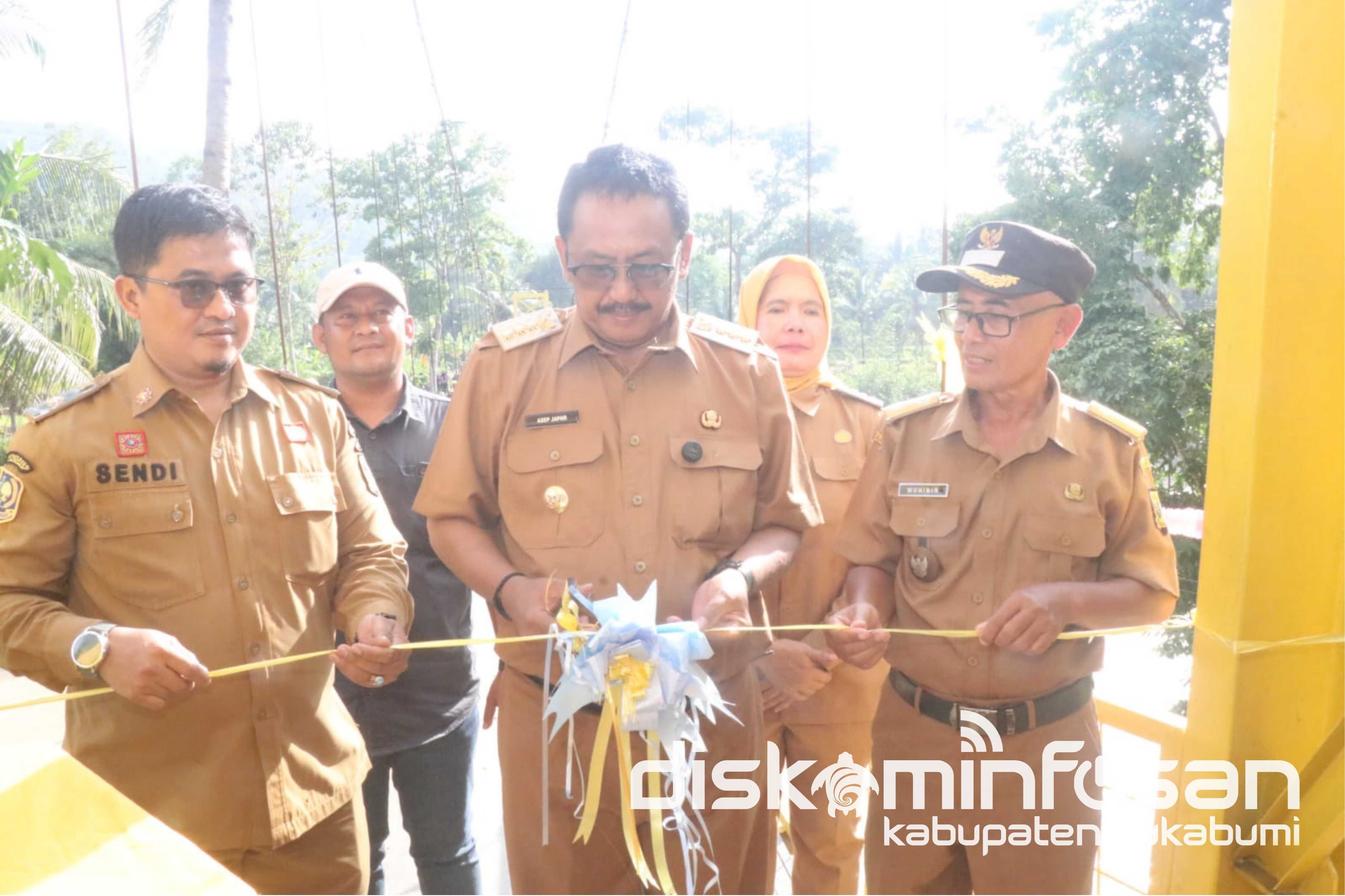 Pemkab Sukabumi Resmikan IGD Puskesmas dan Jembatan Leuwi Reuming di Kalibunder