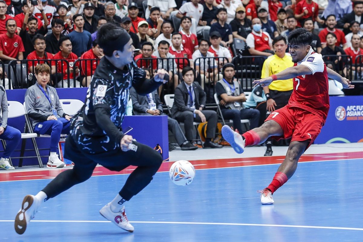 Tampil Superior, Timnas Futsal Indonesia Cukur Korea Selatan 5-0 di Piala Asia Futsal 2026