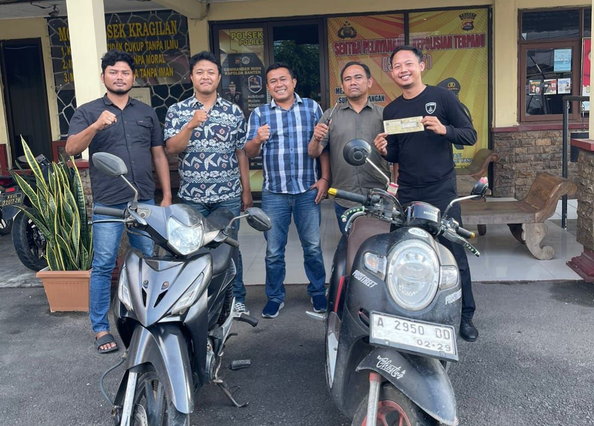 Dua Komplotan Ranmor Spesialis Parkiran Wilayah Kab.Serang Diamankan