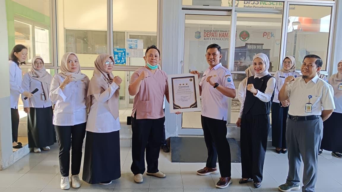 RSUD Depati Hamzah Pangkalpinang Catatkan Prestasi, BPJS Kesehatan Berikan Dua Penghargaan