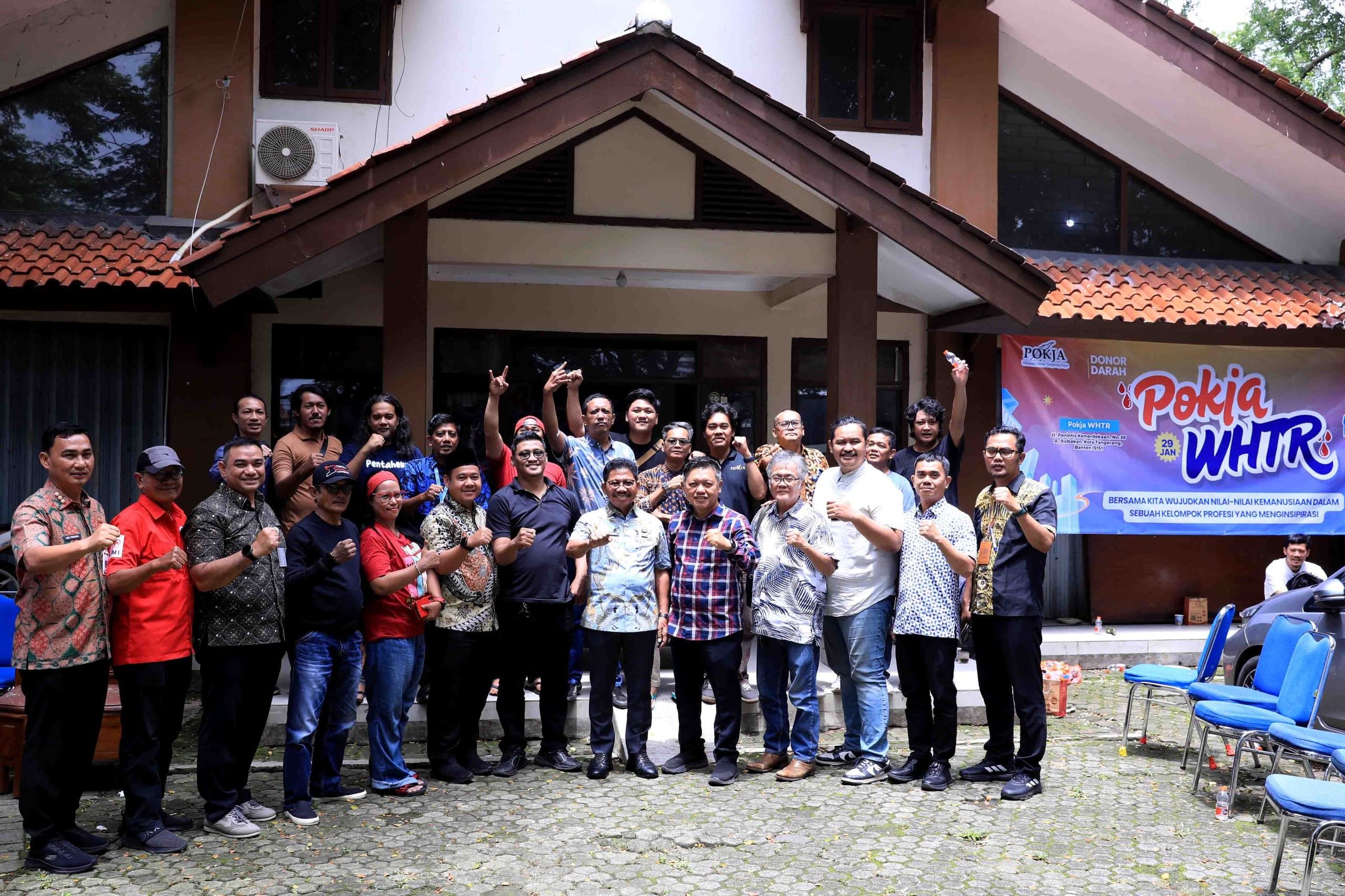 HUT ke-26 Pokja WHTR, Donor Darah hingga Perlindungan BPJS untuk Wartawan