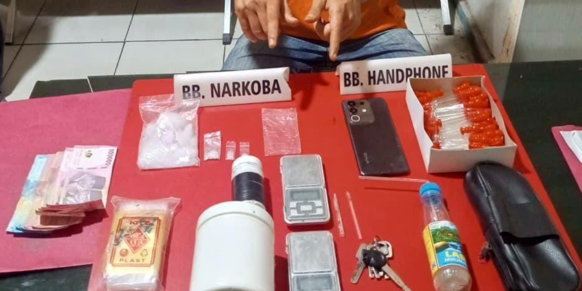 Satresnarkoba Polres Kampar Tangkap Pria di Koto Kampar Hulu, 62,46 Gram Sabu dan Motor NMAX Disita