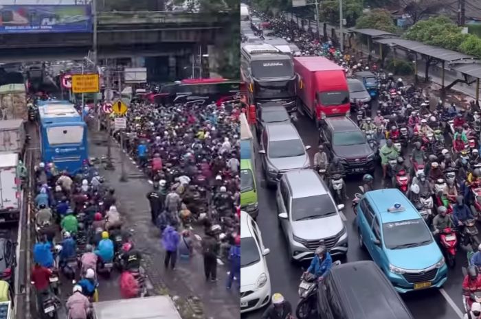 Kondisi Daan Mogot Jakbar Pasca Viral Macet Parah, Air Masih Menggenang
