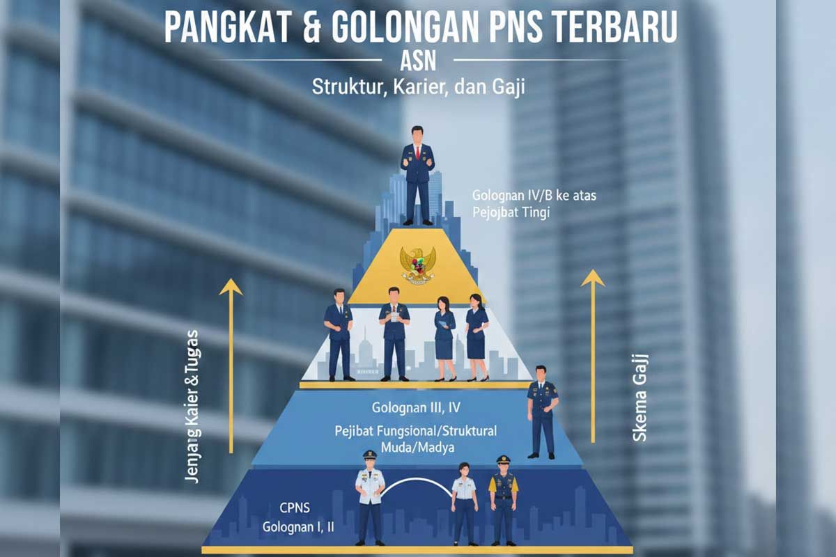 Mengenal Pangkat dan Golongan PNS Terbaru: Jenjang Karier, Tugas, dan Skema Gaji ASN