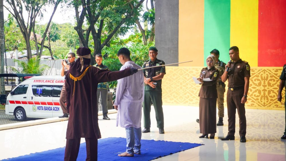 Hukuman Cambuk Digelar Terbuka, Pemkot Banda Aceh Tegaskan Tak Ada Toleransi