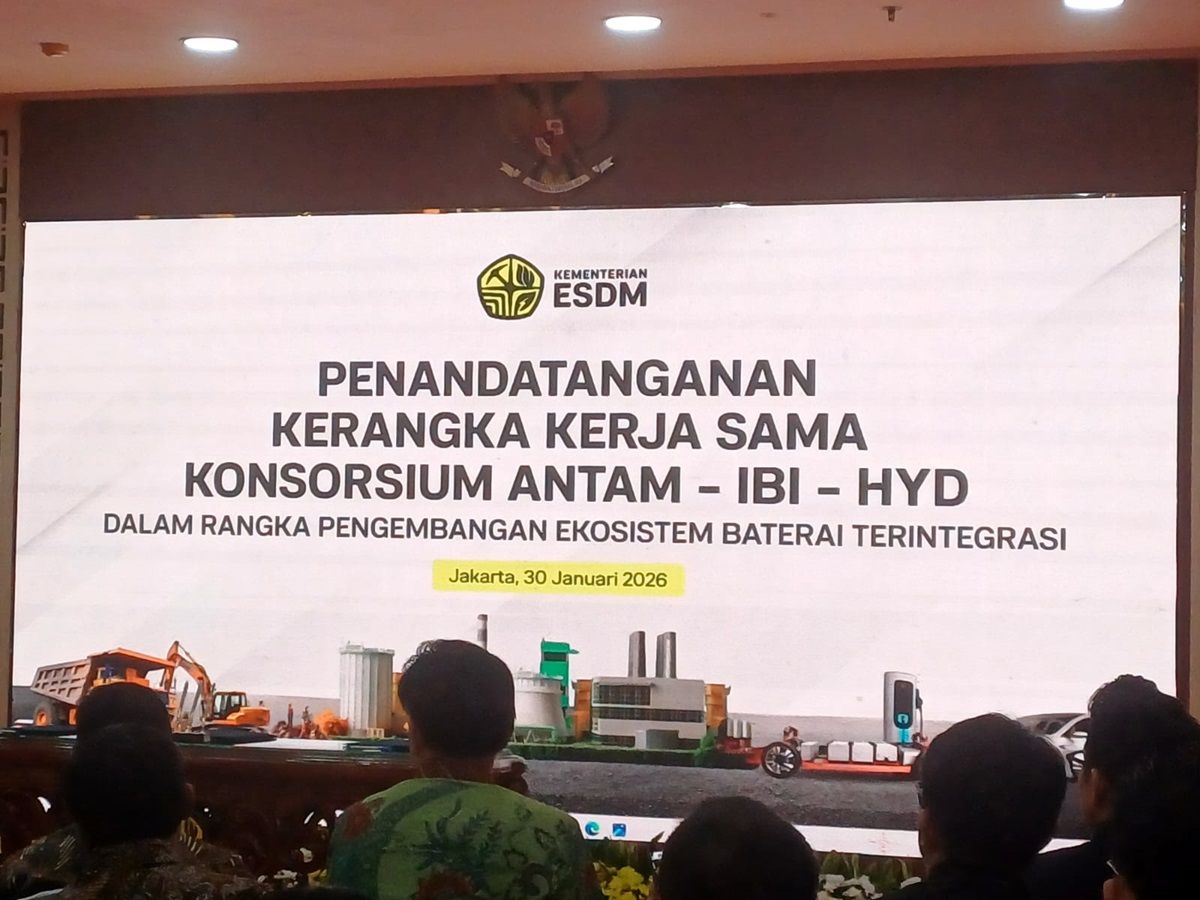 Penandatanganan Kesepakatan Konsorsium untuk Ekosistem Baterai Terintegrasi, Ini Respons Menteri ESDM Bahlil Lahadalia