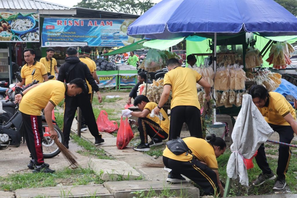Polda Kaltara Gelar Aksi Kurvei Serentak, Wujudkan Lingkungan Bersih dan Sehat