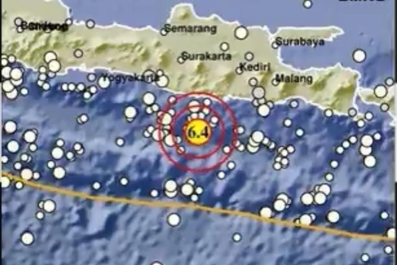 Pacitan Diguncang Gempa M 6,4 Dini Hari, Guncangan Kuat Terasa Sampai Malang dan Sekitarnya