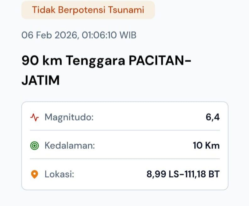 Gempa Pacitan Dini Hari, Sejumlah Bangunan di Bantul Rusak Hingga Korban Luka