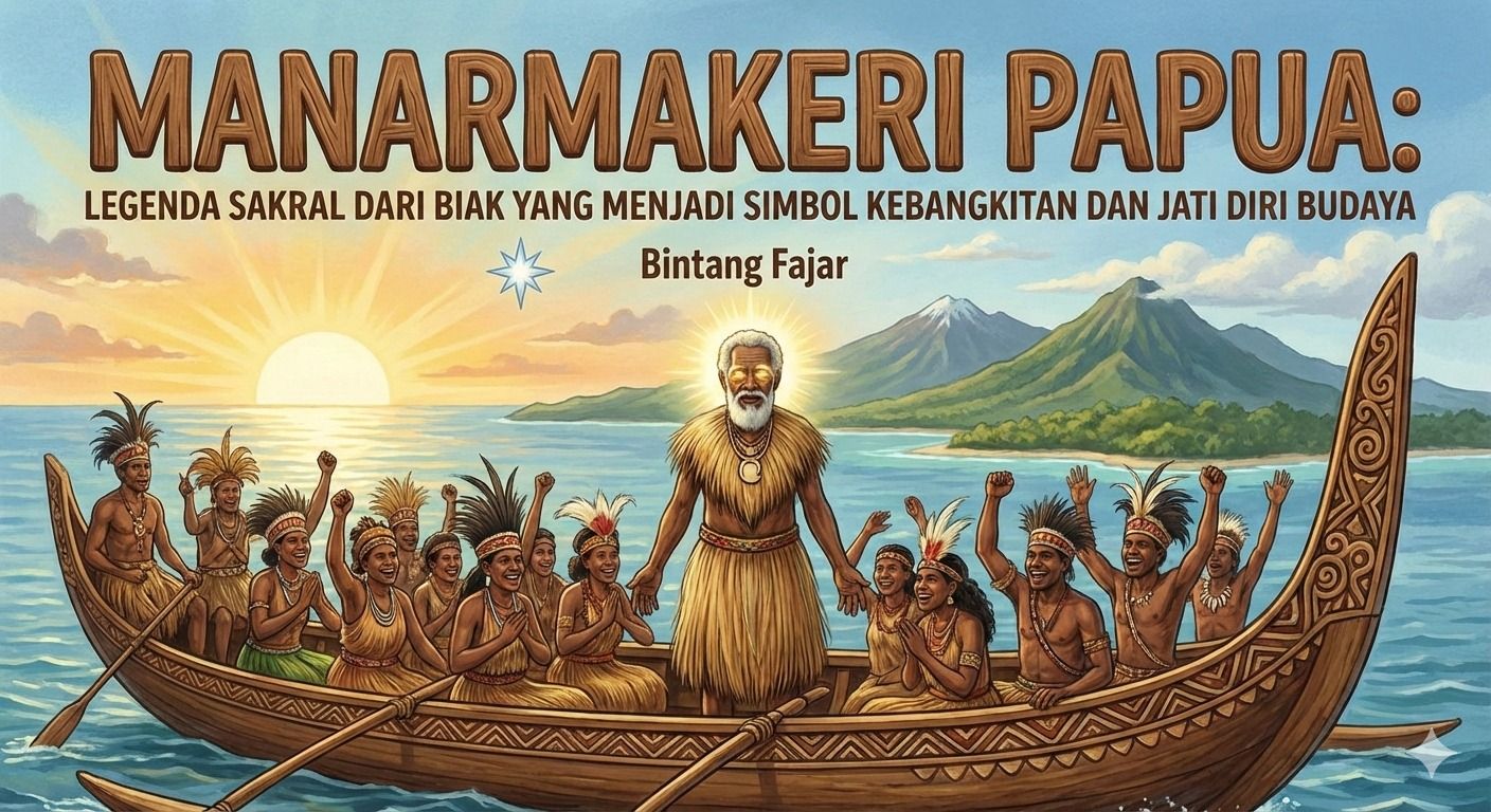 Cerita Legenda Sakral Manarmakeri dari Biak
