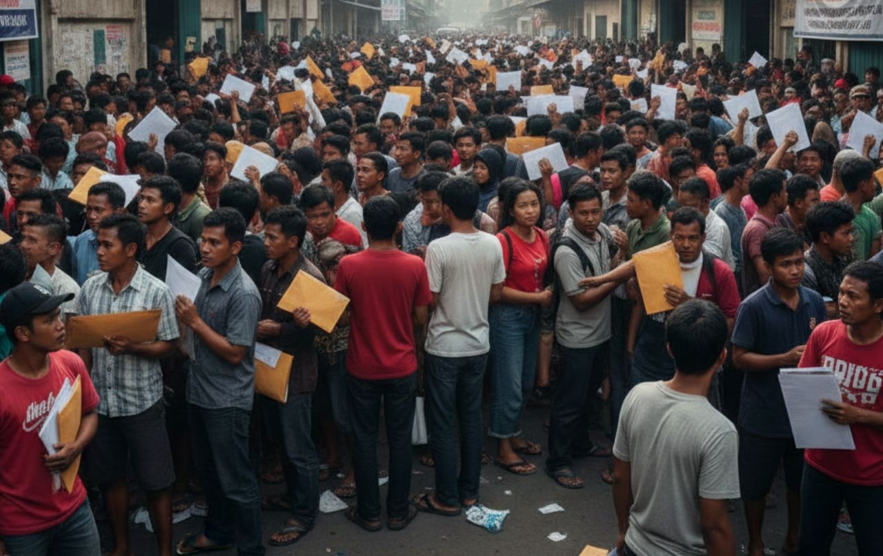 BPS: Tingkat Pengangguran Terbuka Laki Laki Dibanten Capai 7,07 persen