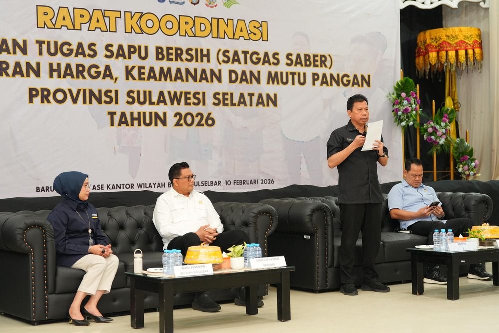 Satgas Pangan Pemprov Sulsel Pastikan Stok Aman dan Harga Terkendali Jelang Ramadan