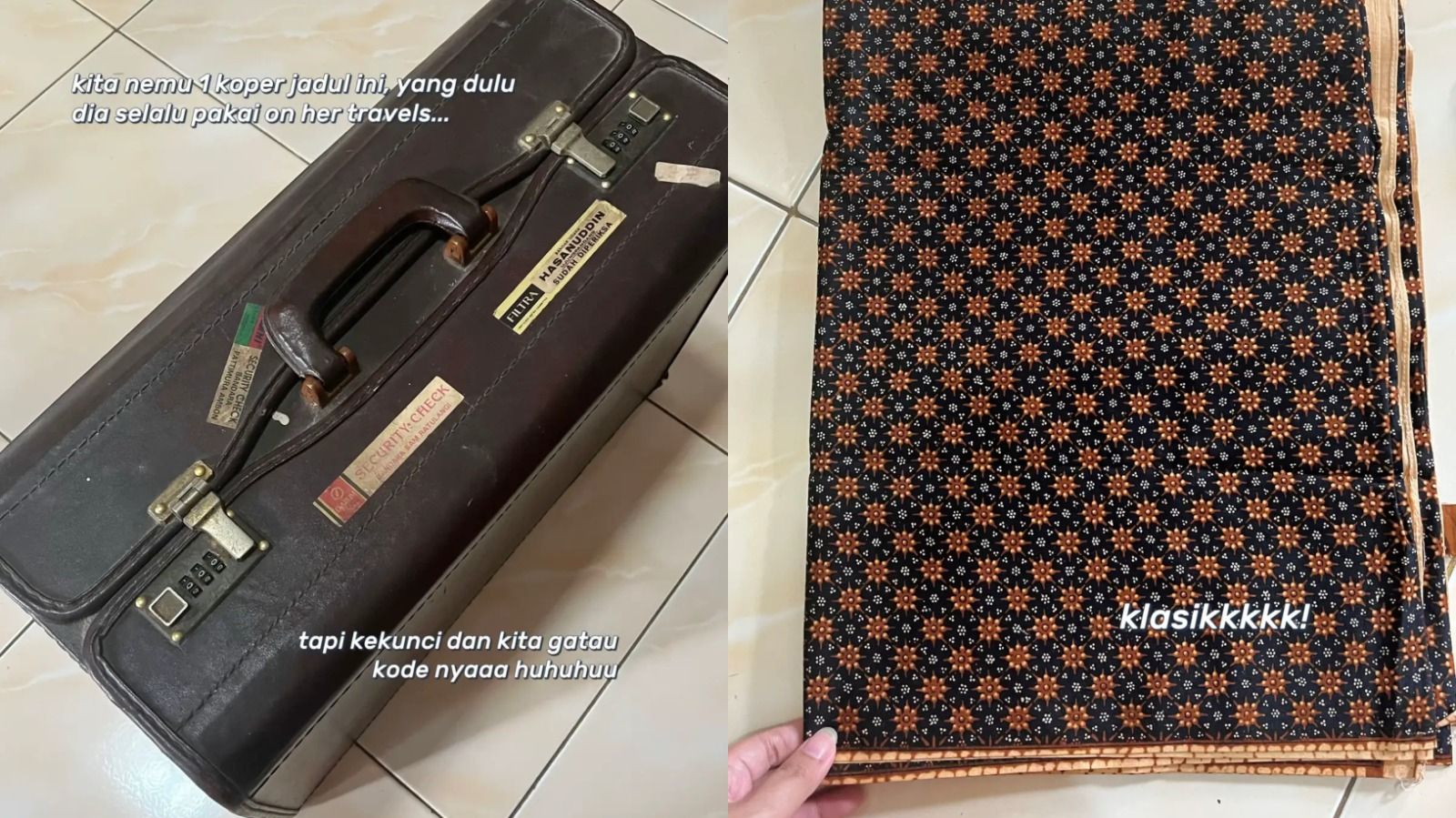 Momen Emosional Ketika Cucu Membuka Koper Almarhum Nenek, Isinya Bikin Terkejut
