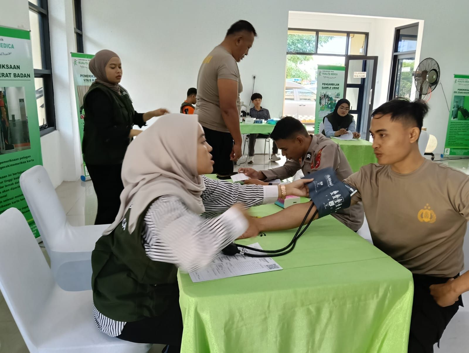 Polres Serang Lakukan Pemeriksaan Kesehatan Personil