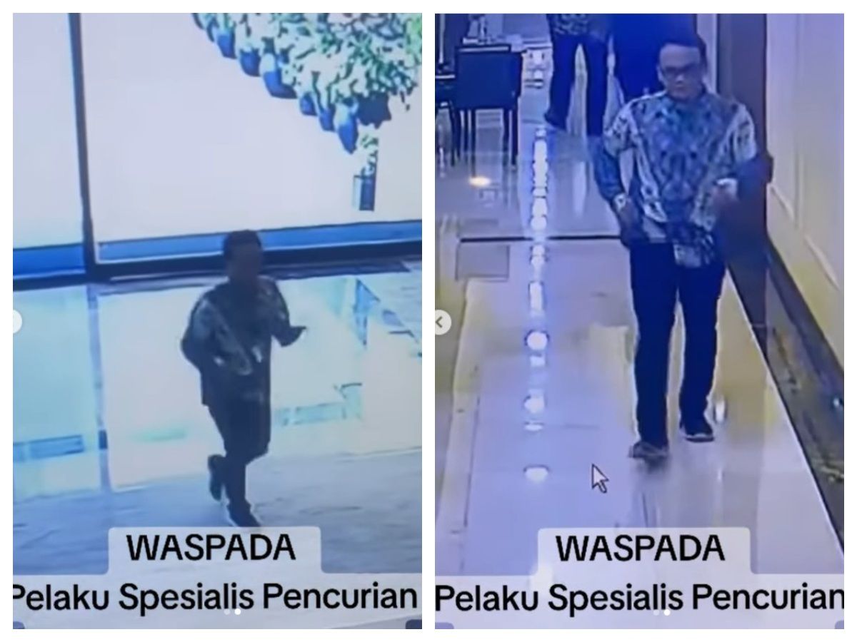 Viral Aksi Santai Maling Menyusup dan Berkasi di Hotel Mewah Jakarta Pusat, Polisi Turun Tangan