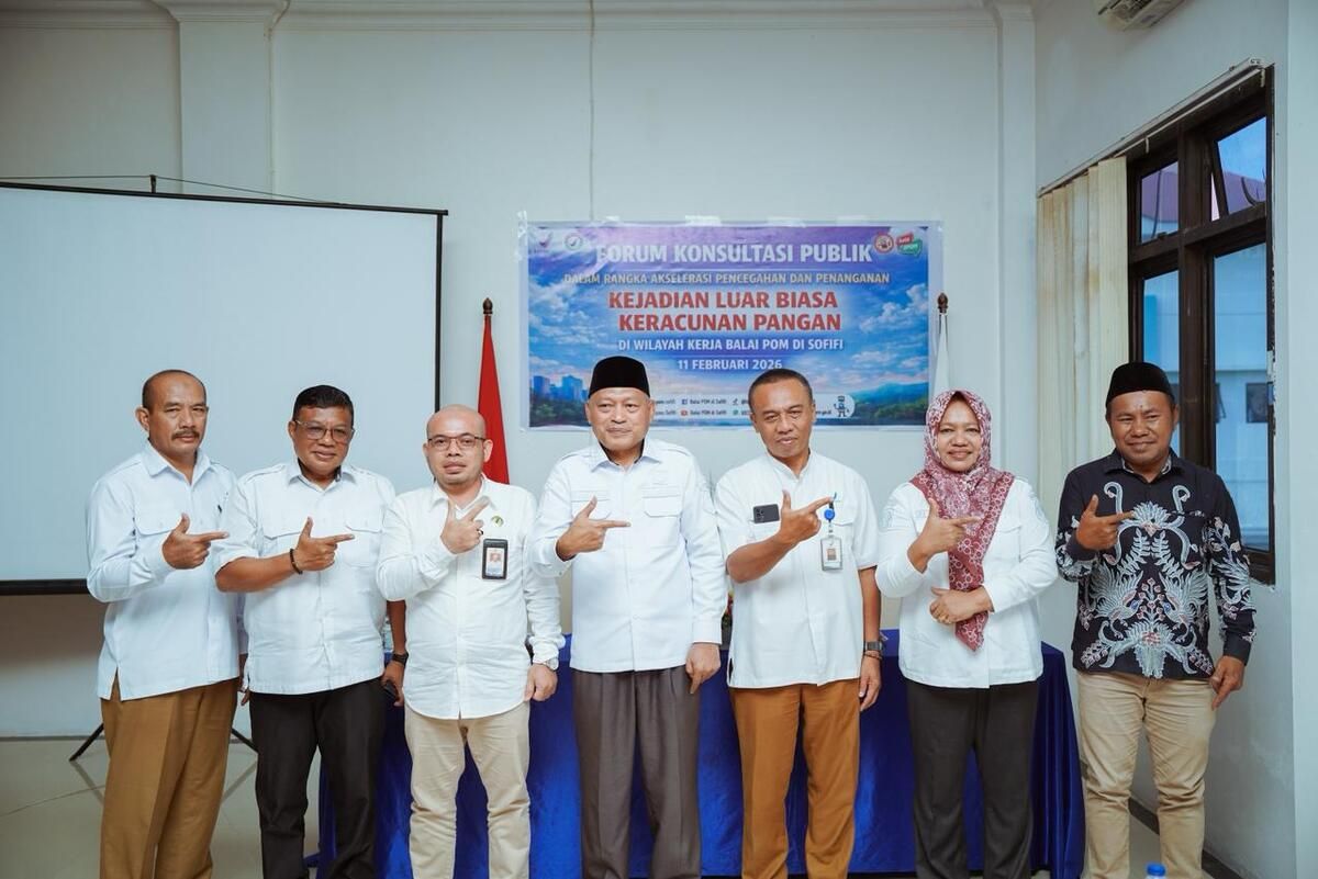 Perkuat Sinergi dengan BPOM, Pemprov Maluku Utara Tingkatkan Pengawasan Obat dan Pangan