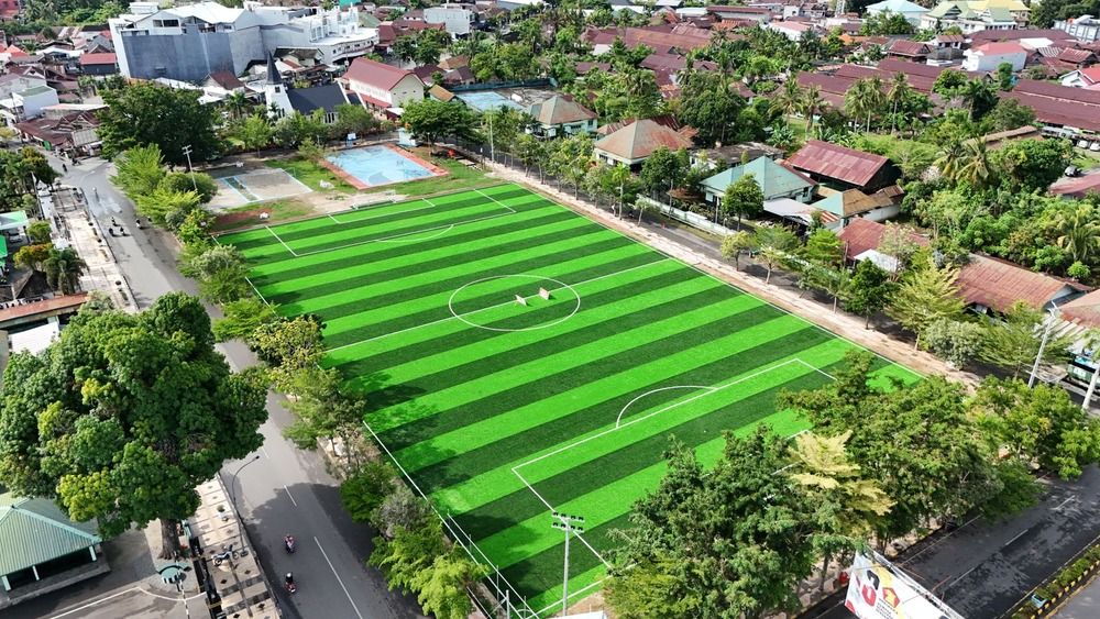 Wajah Baru Lapangan Gaspa Palopo usai Revitalisasi Rampung Lewat Bantuan Rp3,5 Miliar Pemprov Sulsel