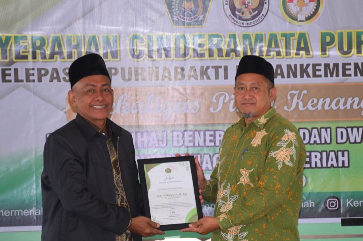 Kemenag Bener Meriah Gelar Pisah Kenang Maiyusri, 21 ASN Resmi Purnabakti