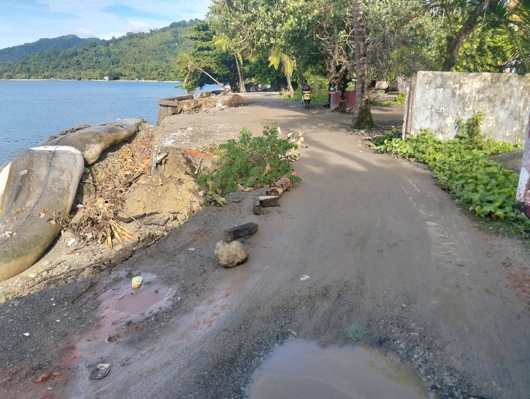 Jalan Provinsi di Kecamatan Leihitu Barat Maluku Nyaris Hancur, Warga Desak Pemerintah Bertindak