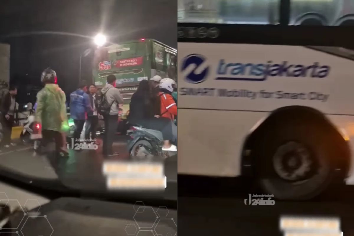 Viral Kecelakaan Bus di Fly Over Cijantung, Pihak Transjakarta Buka Suara