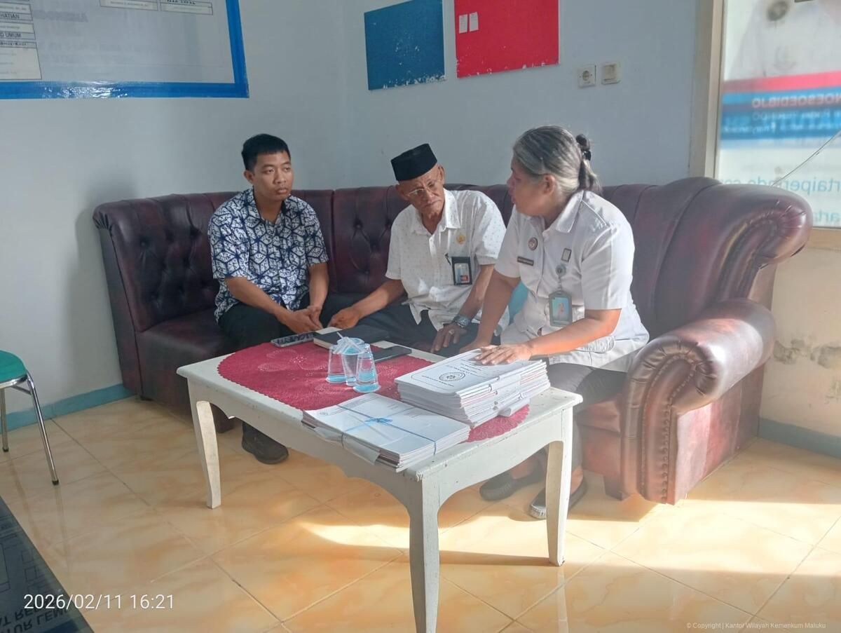 Kemenkum Maluku Perkuat Evaluasi Bantuan Hukum Gratis di Kota Tual