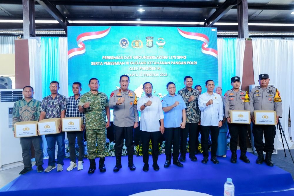 Gubernur Sulsel Apresiasi Peran Polri Jaga Ketahanan Pangan