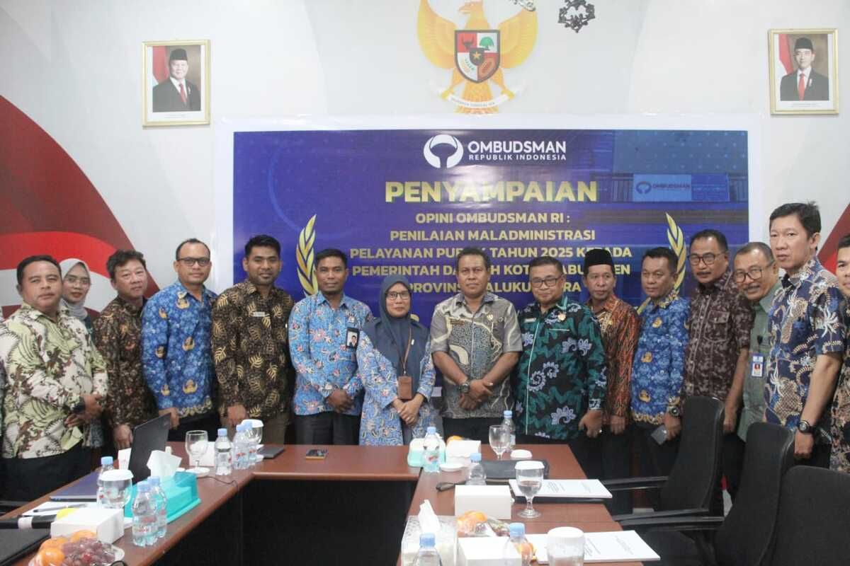 Terima Opini Ombudsman, Pemprov Malut Dorong Layanan Prima dan Tertib Administrasi