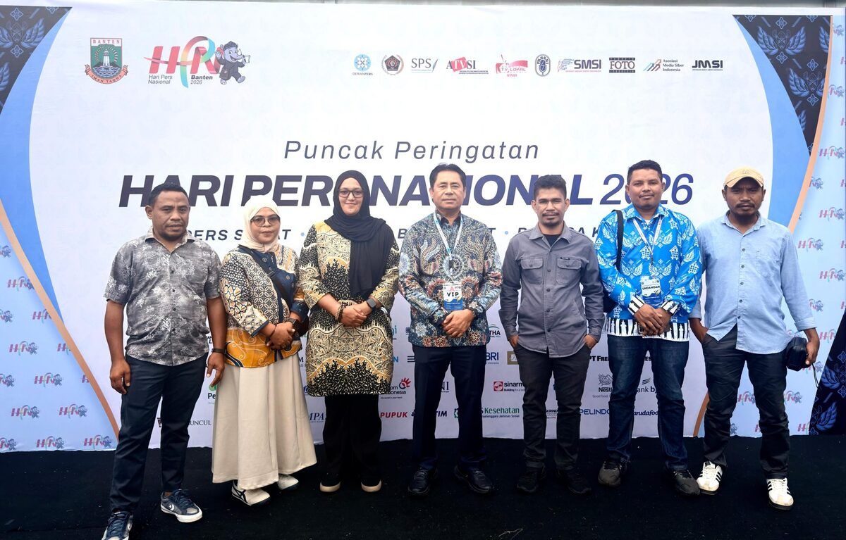 Hadiri Puncak HPN 2026 di Banten, Bupati Haltim Soroti Kontribusi Pers bagi Ekonomi Daerah