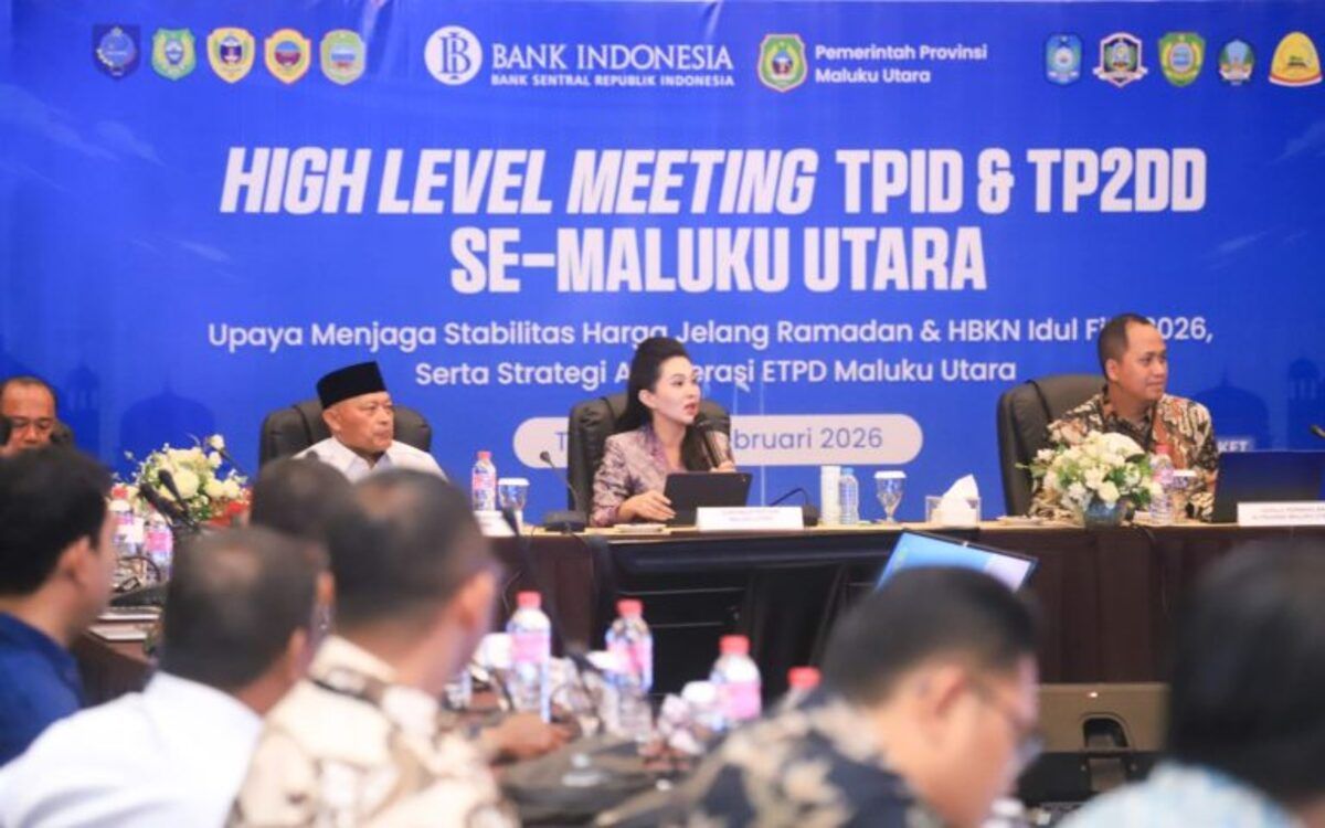 Bupati Ikram Bahas Langkah Pengendalian Inflasi di Forum TPID–TP2DD Maluku Utara