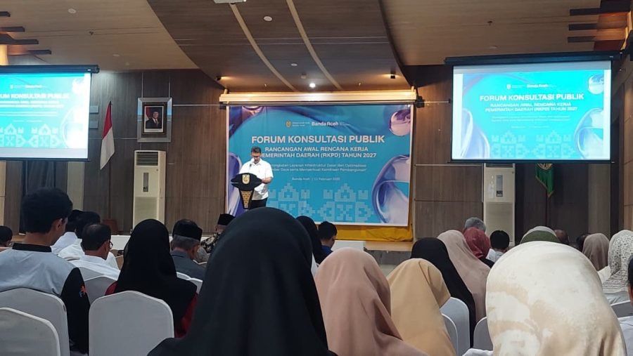 Konsultasi Publik RKPD 2027, Banda Aceh Siapkan Arah Baru Pembangunan
