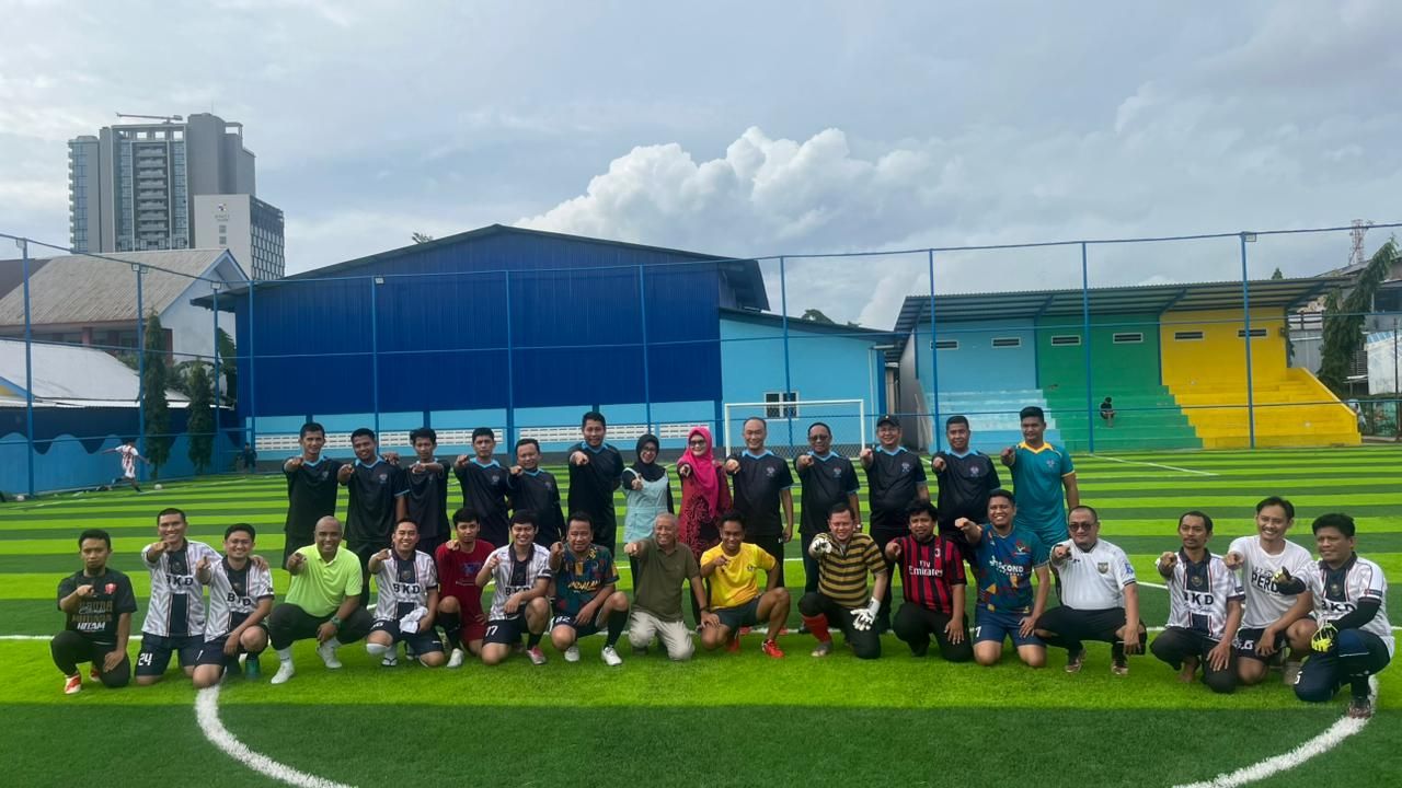 Laga Mini Soccer Pemprov Sulsel vs BKN KORPRI Berakhir Imbang 3-3, Seru dan Penuh Keakraban