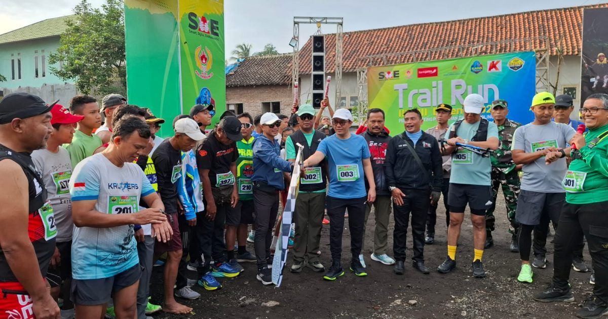Geliat Sport Tourism di Tiris, Ratusan Pelari Taklukkan Jalur Trail Run Bareng 2026