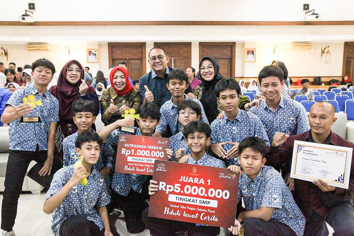Bukan Sekadar Tontonan, Puluhan Film Pendek Pelajar Jakarta Sukses Pukau Wali Kota Jakpus di Festival Bergengsi