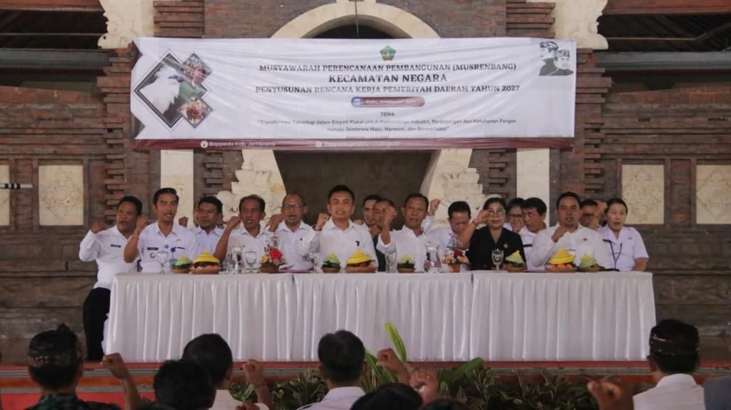Wabup Jembrana Buka Musrenbang RKPD 2027 Fokus Tekankan Teknologi dan Anggaran Empatik