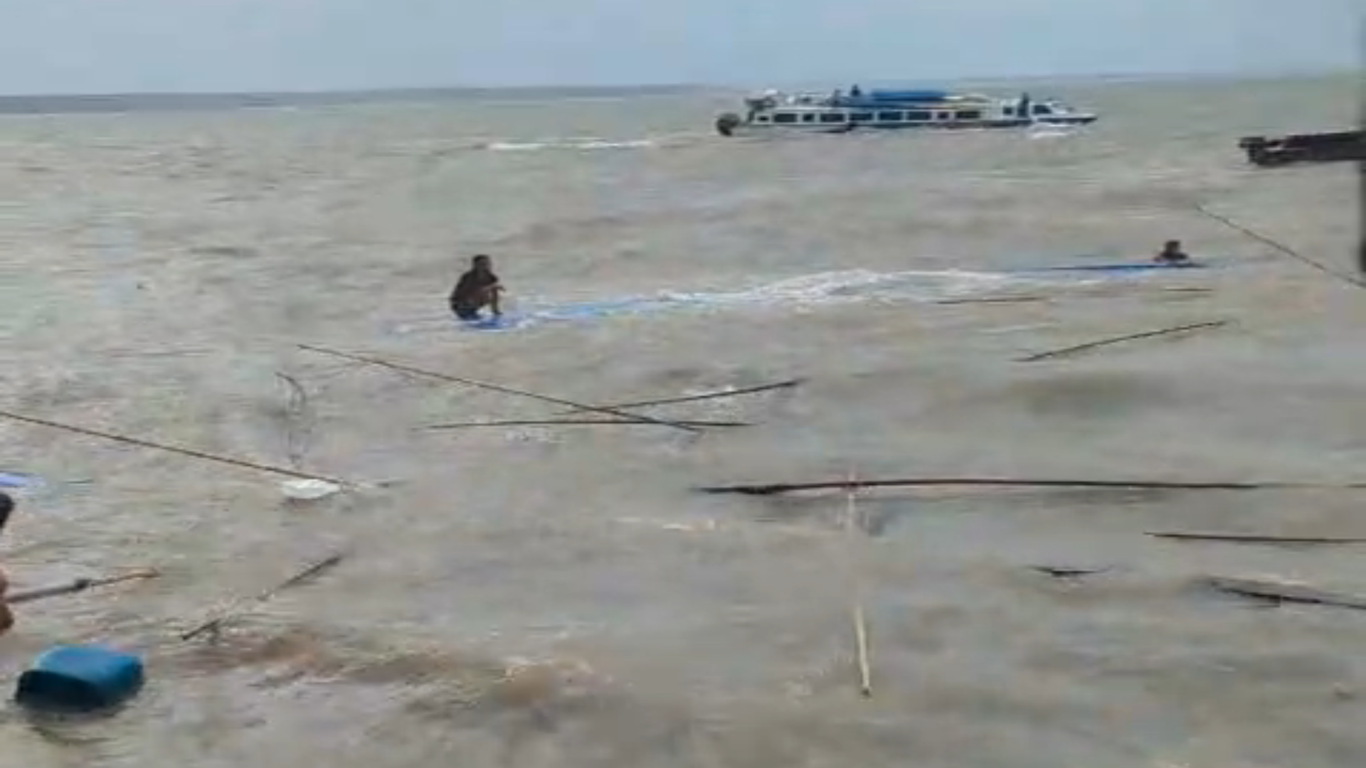 Tiga Perahu Tenggelam Terdampak Cuaca Ekstrem di Perairan Nunukan